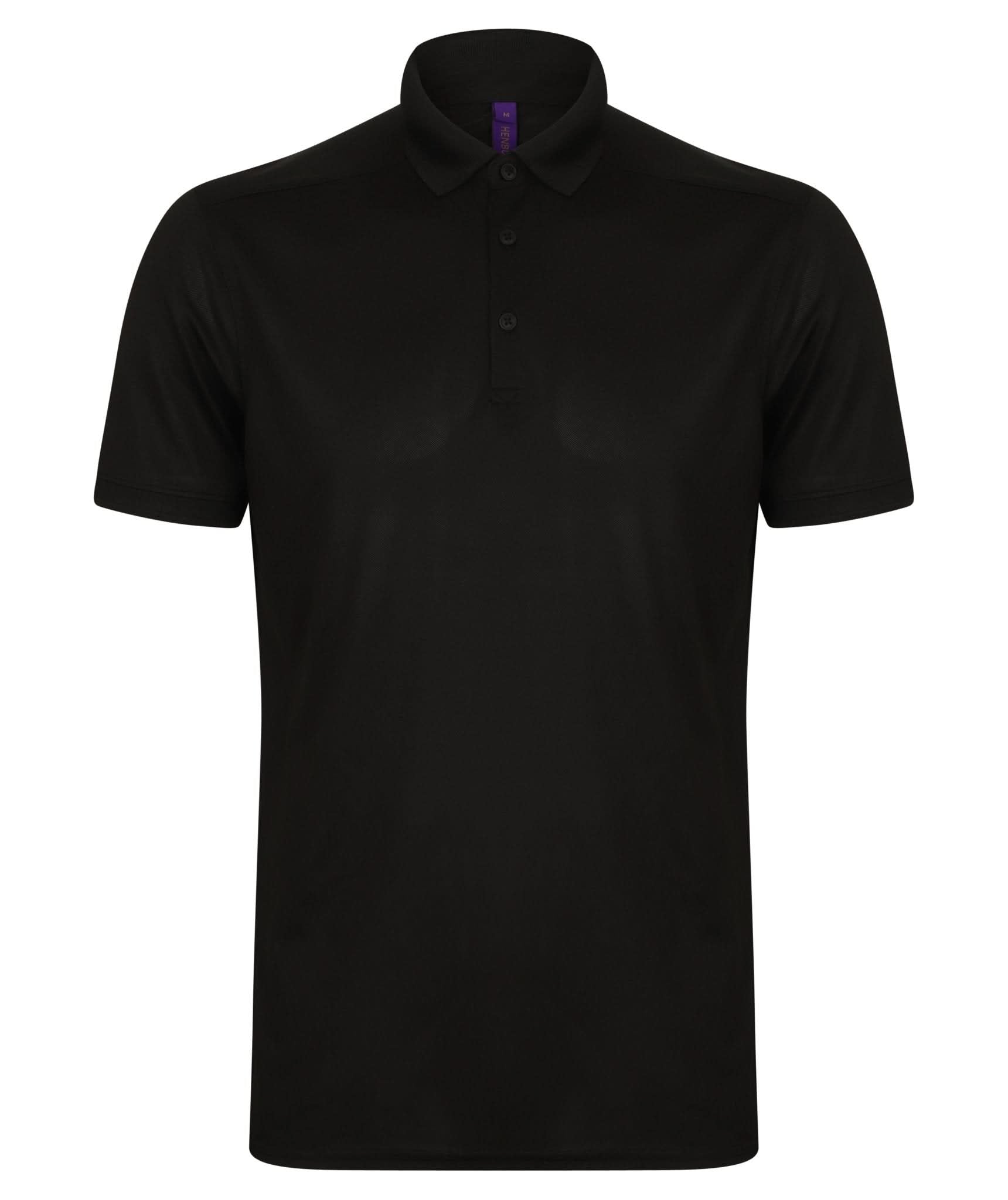 HB460: Mens Slim Fit Stretch Wicking Polo Mens Polos Henbury