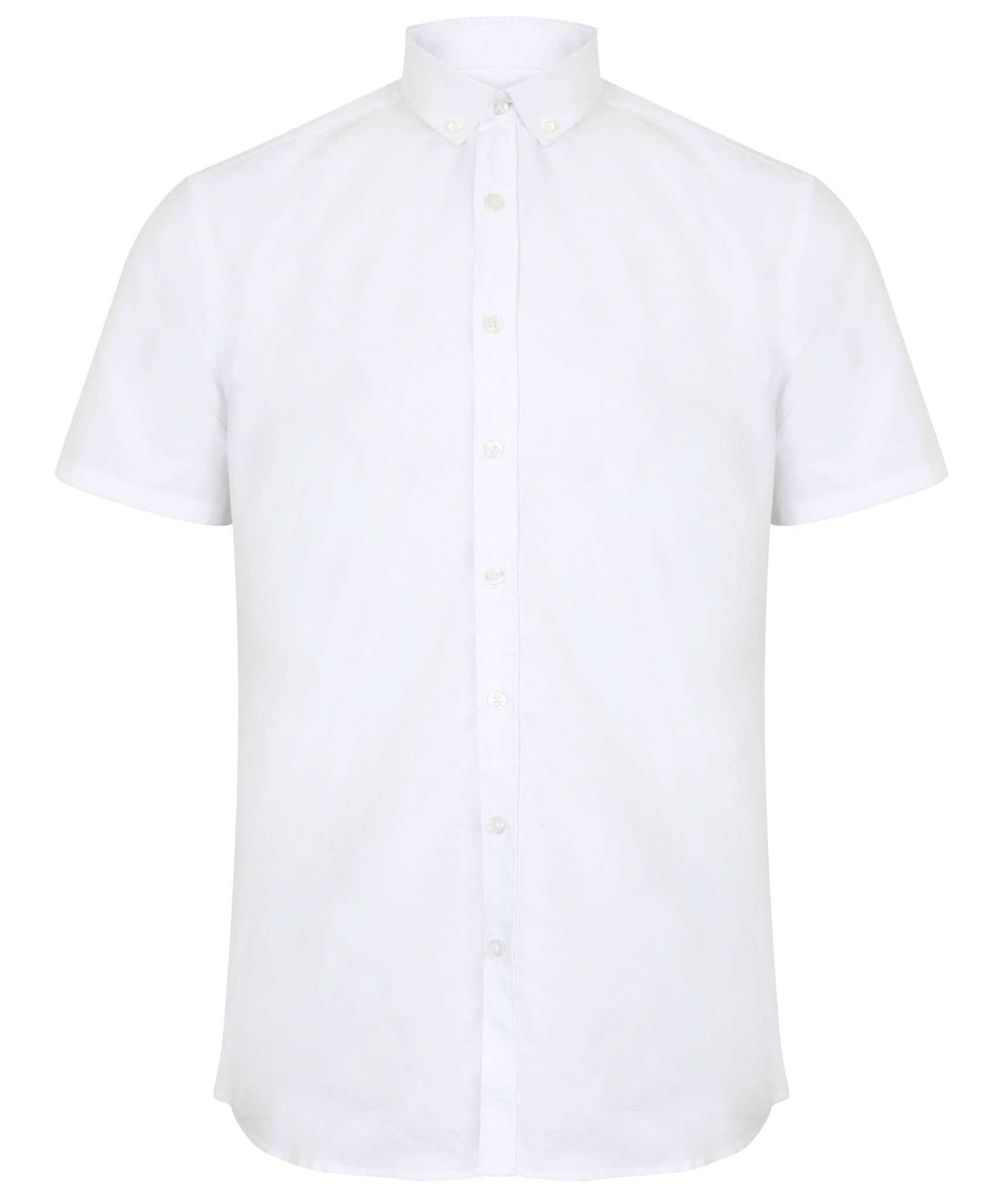 HB517: Modern Mens Oxford Shirt Mens Short Sleeve Shirts Henbury