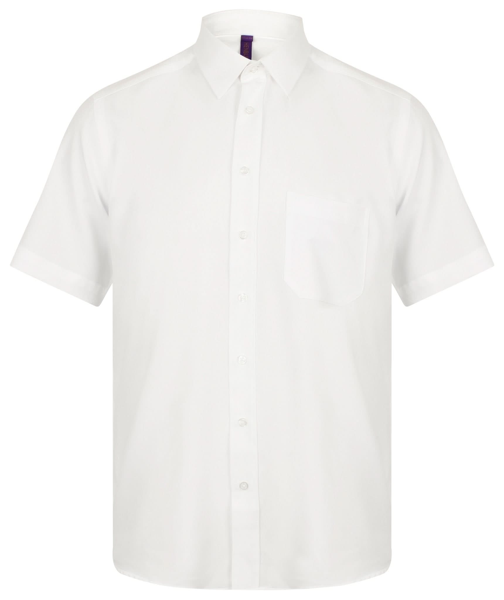 HB595: Mens Short Sleeve Wicking Shirt Mens Short Sleeve Shirts Henbury