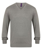 HB720: Mens V-Neck Jumper Mens Knitwear Henbury