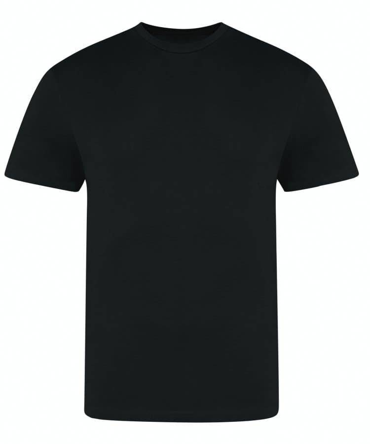JT100: Mens 100 Cotton T-Shirt Mens T-Shirts AWDis Just T's Deep Black S