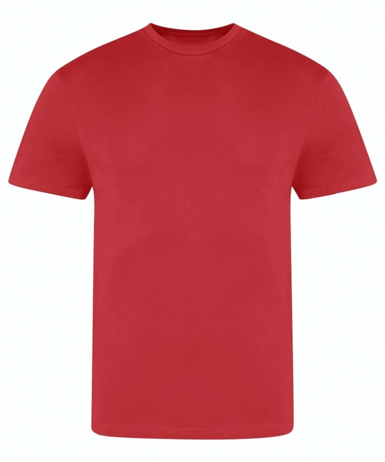 JT100: Mens 100 Cotton T-Shirt Mens T-Shirts AWDis Just T's Fire Red S