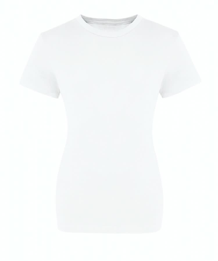 JT10F: Womens 100 Cotton T-Shirt Womens T-Shirts AWDis Just T's White XS