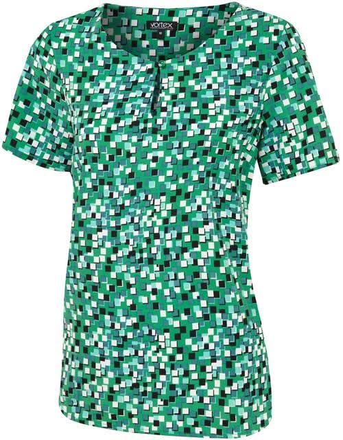 Kelly Keyhole Neck Ladies Blouse Blouses Vortex Designs