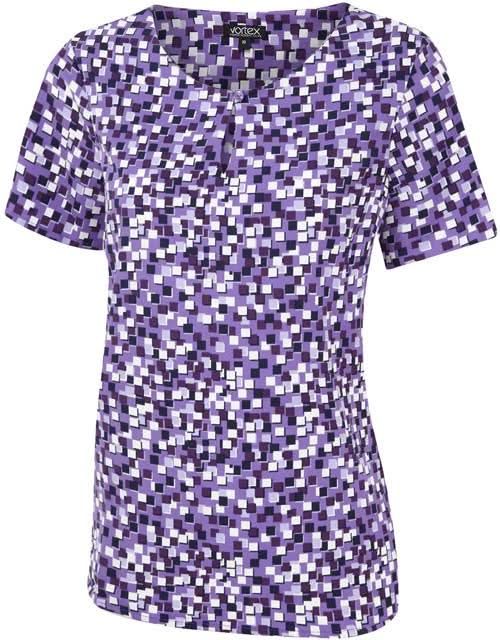 Kelly Keyhole Neck Ladies Blouse Blouses Vortex Designs