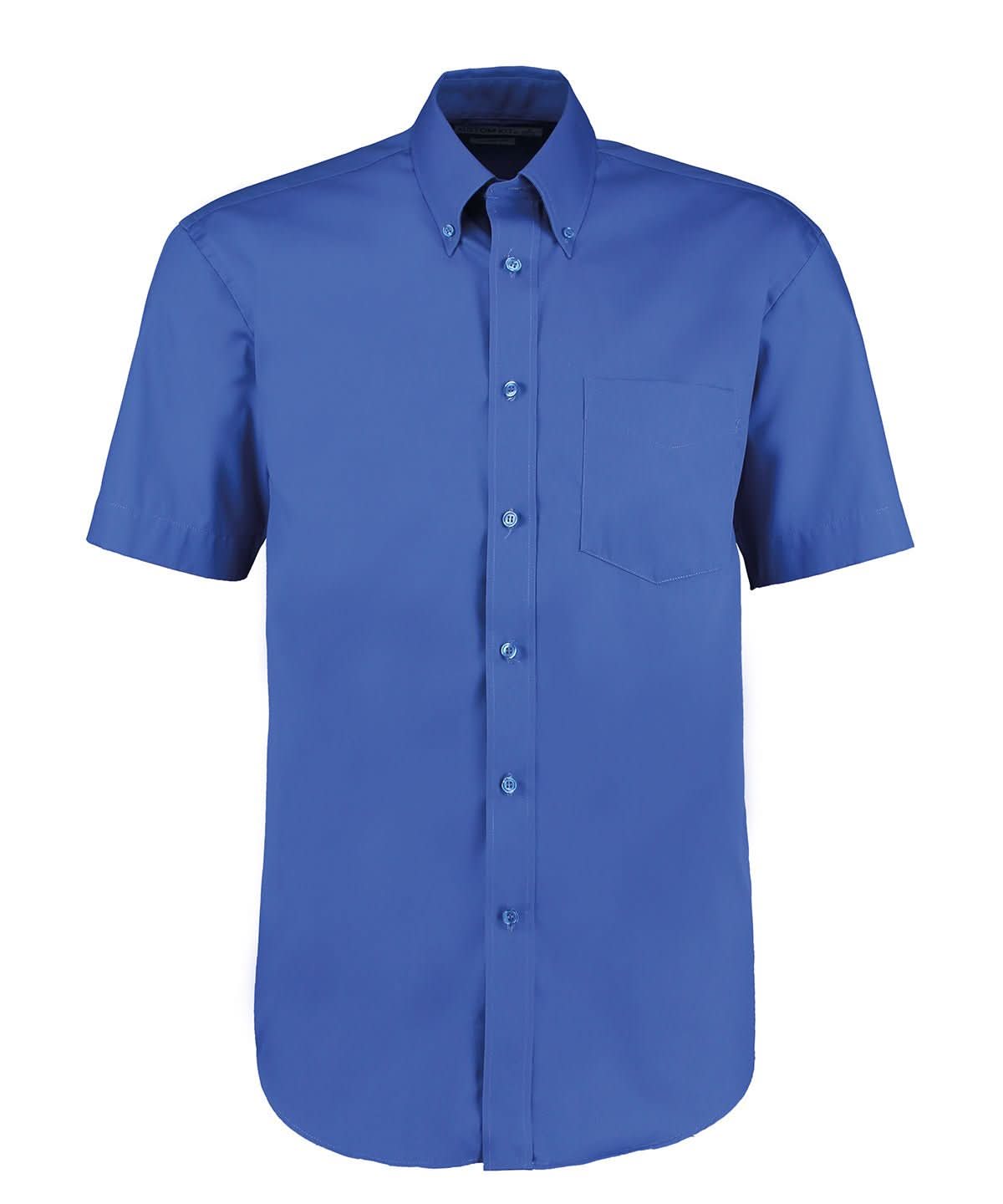 KK109: Men Short Sleeve Oxford Shirt Mens Short Sleeve Shirts Kustom Kit