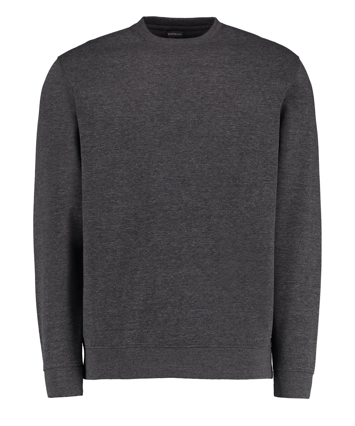 KK302: Klassic Mens Superwash 60 Sweatshirt Mens Sweatshirts Kustom Kit Dark Grey Marl XS