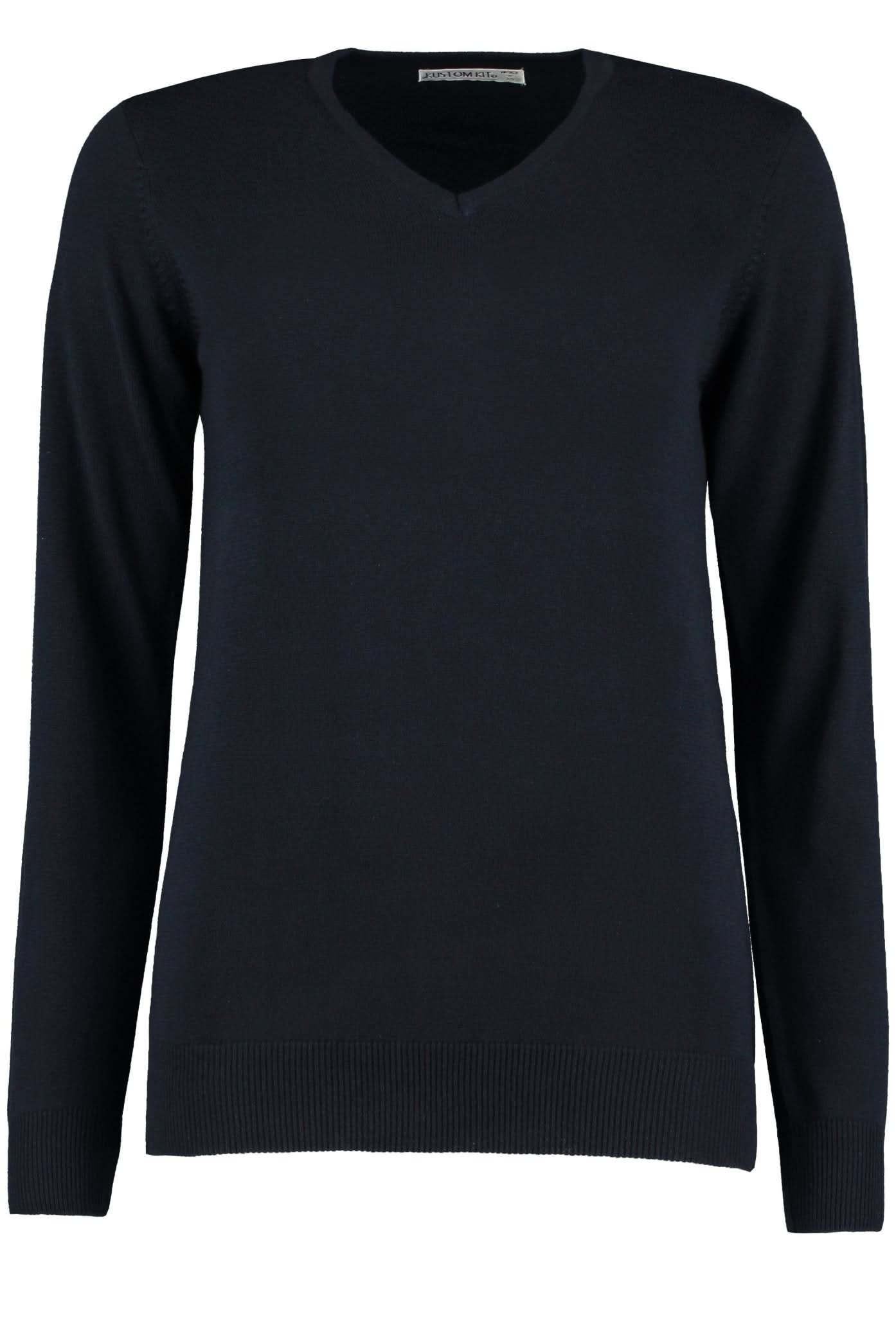KK353: Arundel Ladies Sweater Womens Knitwear Kustom Kit Navy 6