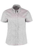 KK701: Ladies Oxford Shirt Womens Short Sleeve Shirts Kustom Kit