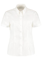 KK701: Ladies Oxford Shirt Womens Short Sleeve Shirts Kustom Kit