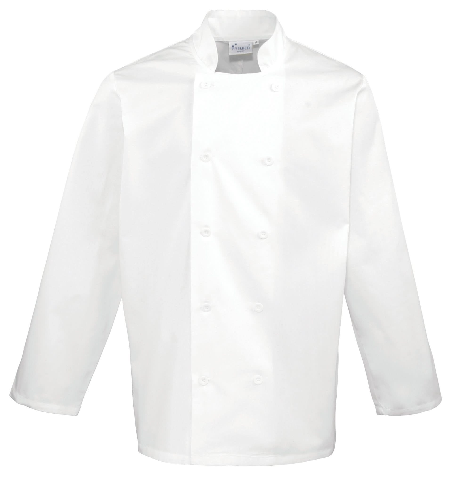 PR657: Long Sleeve Chefs Jacket Chefs Jacket Premier White XS