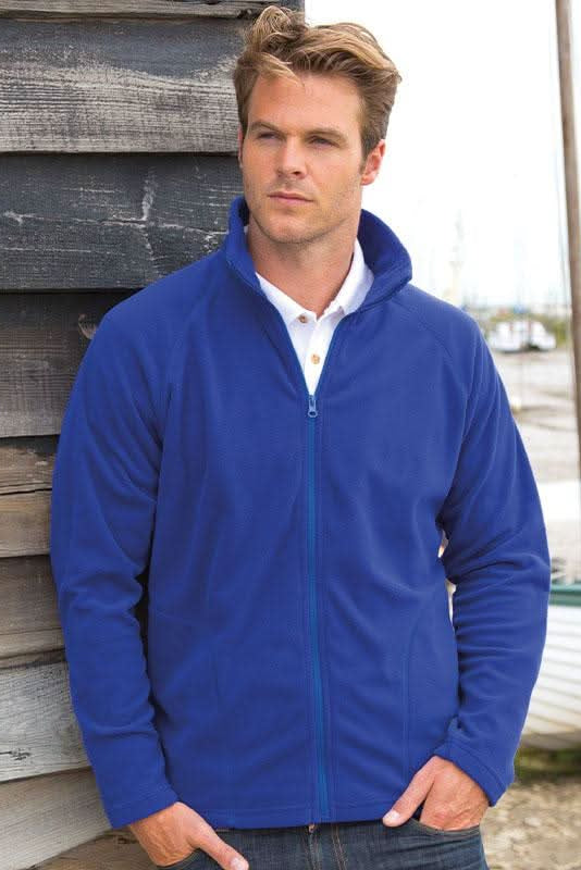 R114X: Microfleece Jacket Mens Fleeces Result Core
