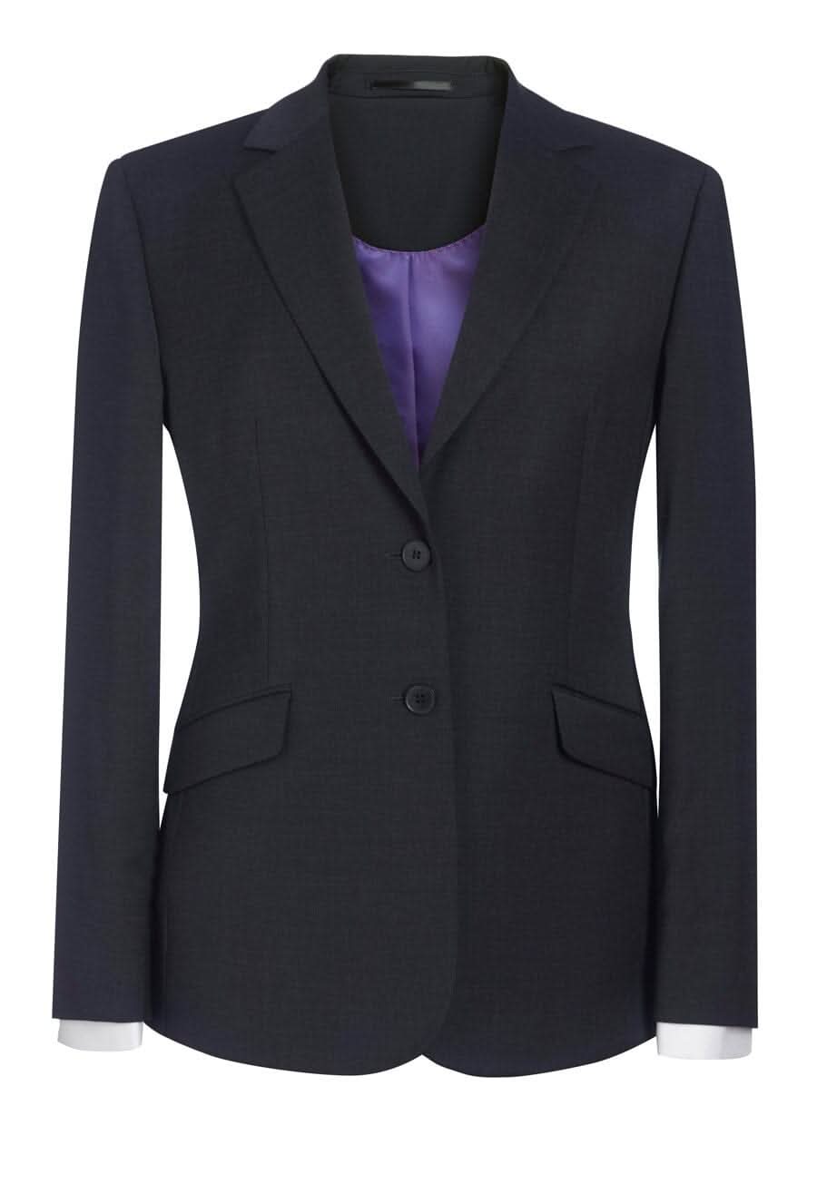 Opera Classic Fit Ladies Suit Jacket Ladies Suit Jacket Brook Taverner Charcoal 6 Short