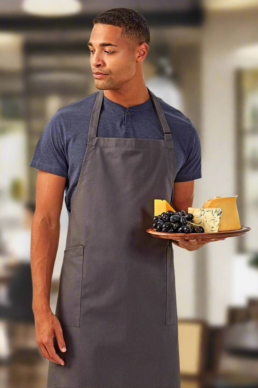 PR120: Organic Cotton Apron Aprons Premier