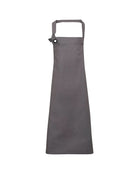 PR130: Heavy Cotton Canvas Bib Apron Aprons Premier Dark grey Regular