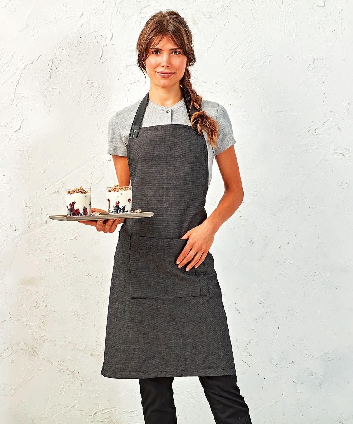 PR144: Annex Oxford bib apron Aprons Premier