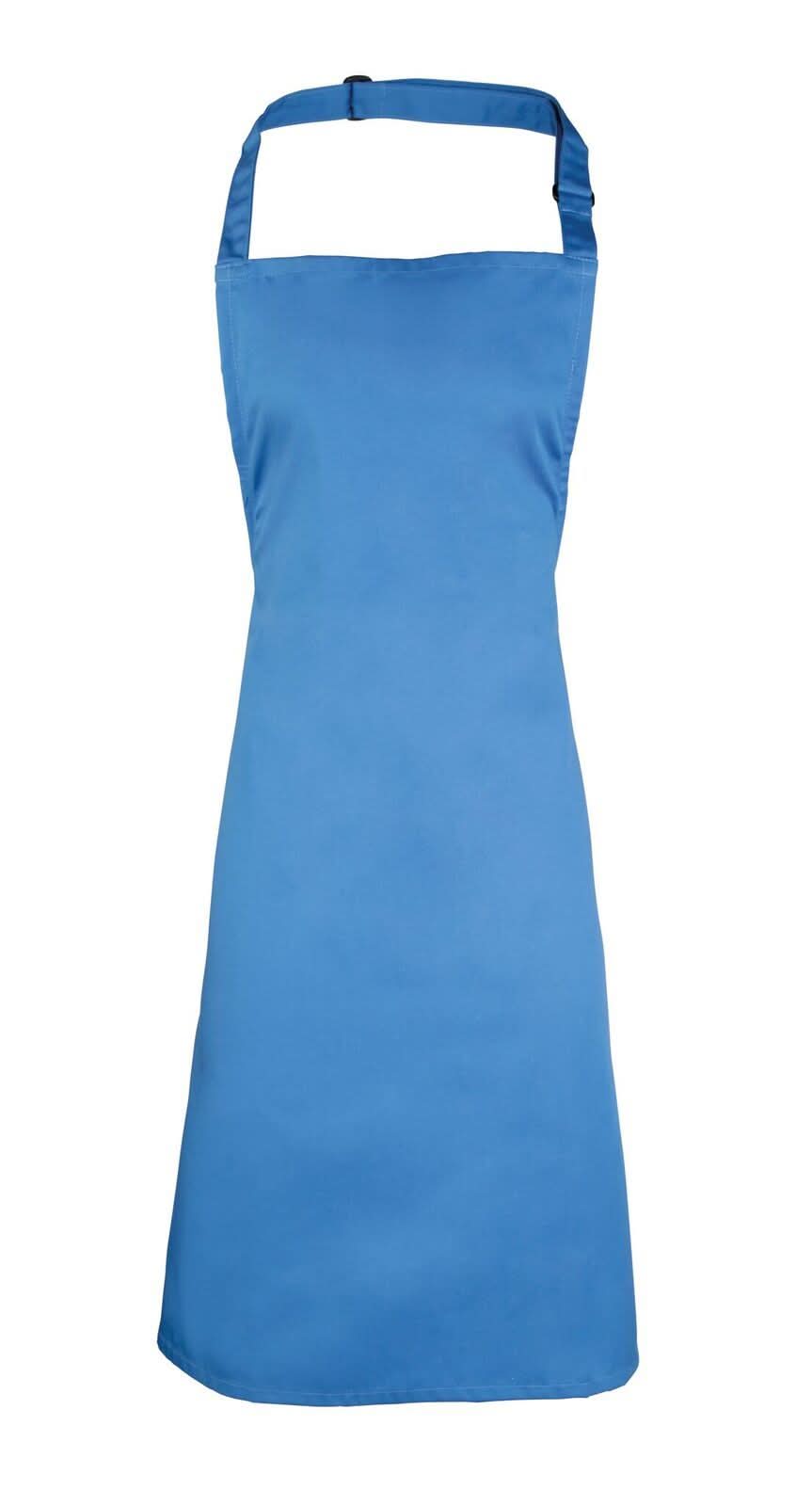 PR150: Colours Pocketless Bib Apron Aprons Premier