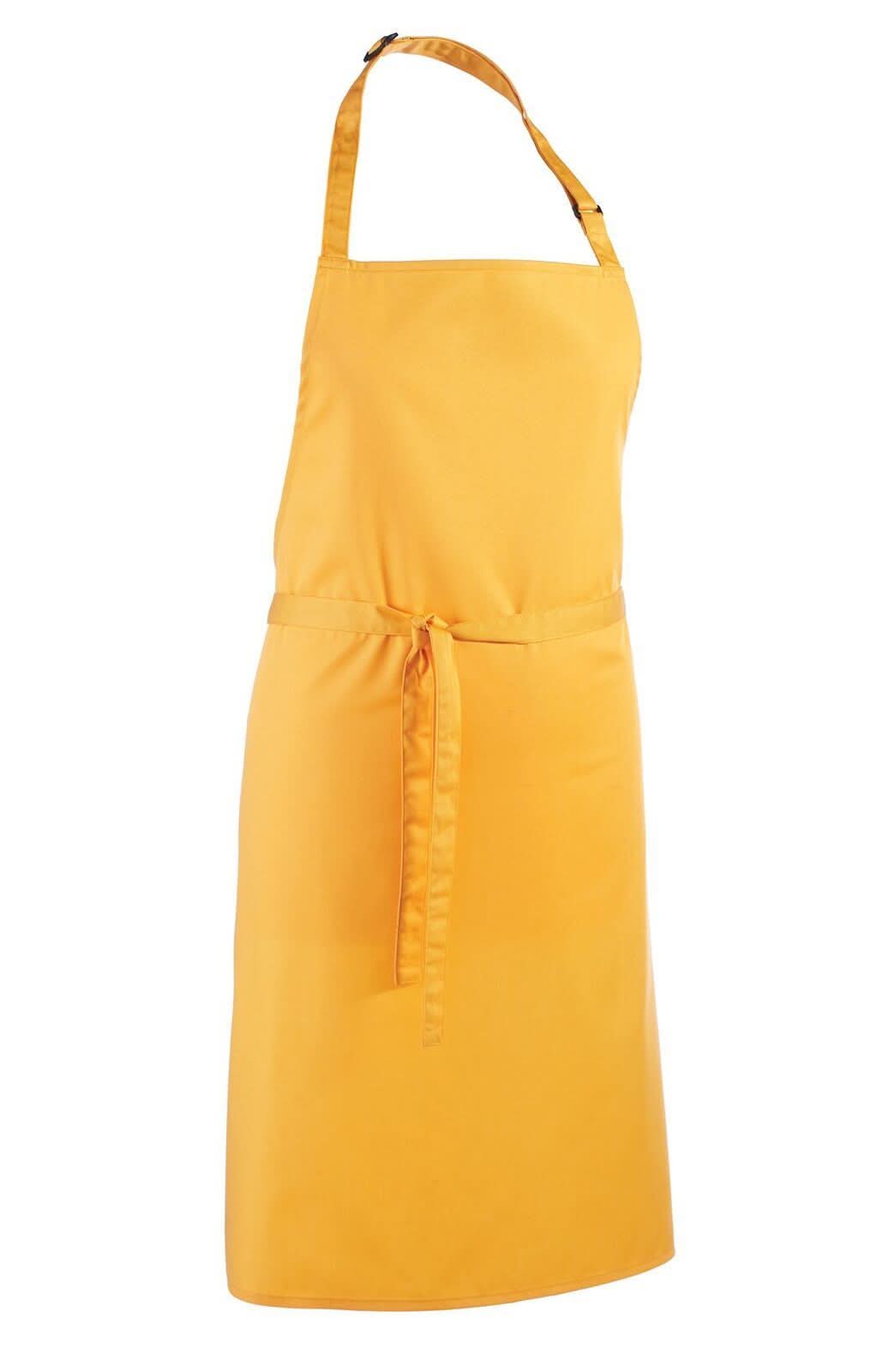 PR150: Colours Pocketless Bib Apron - The Staff Uniform Company