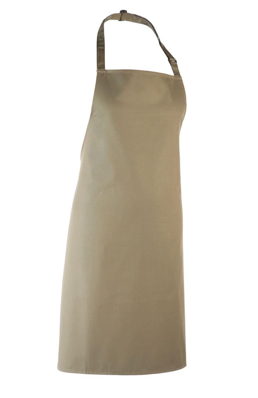 PR150: Colours Pocketless Bib Apron - The Staff Uniform Company