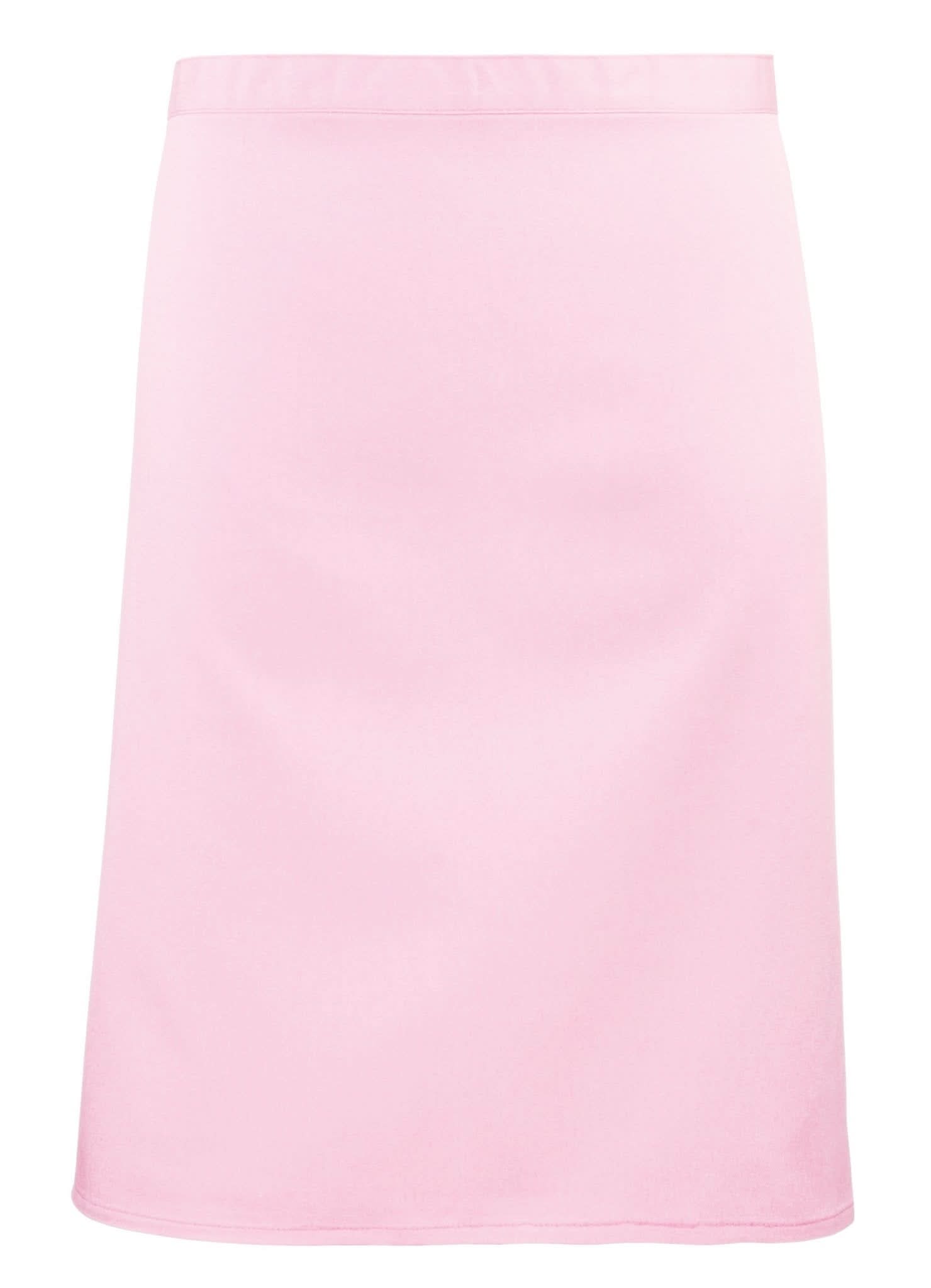 PR151: Colours Mid-Length Apron Aprons Premier Pink Regular