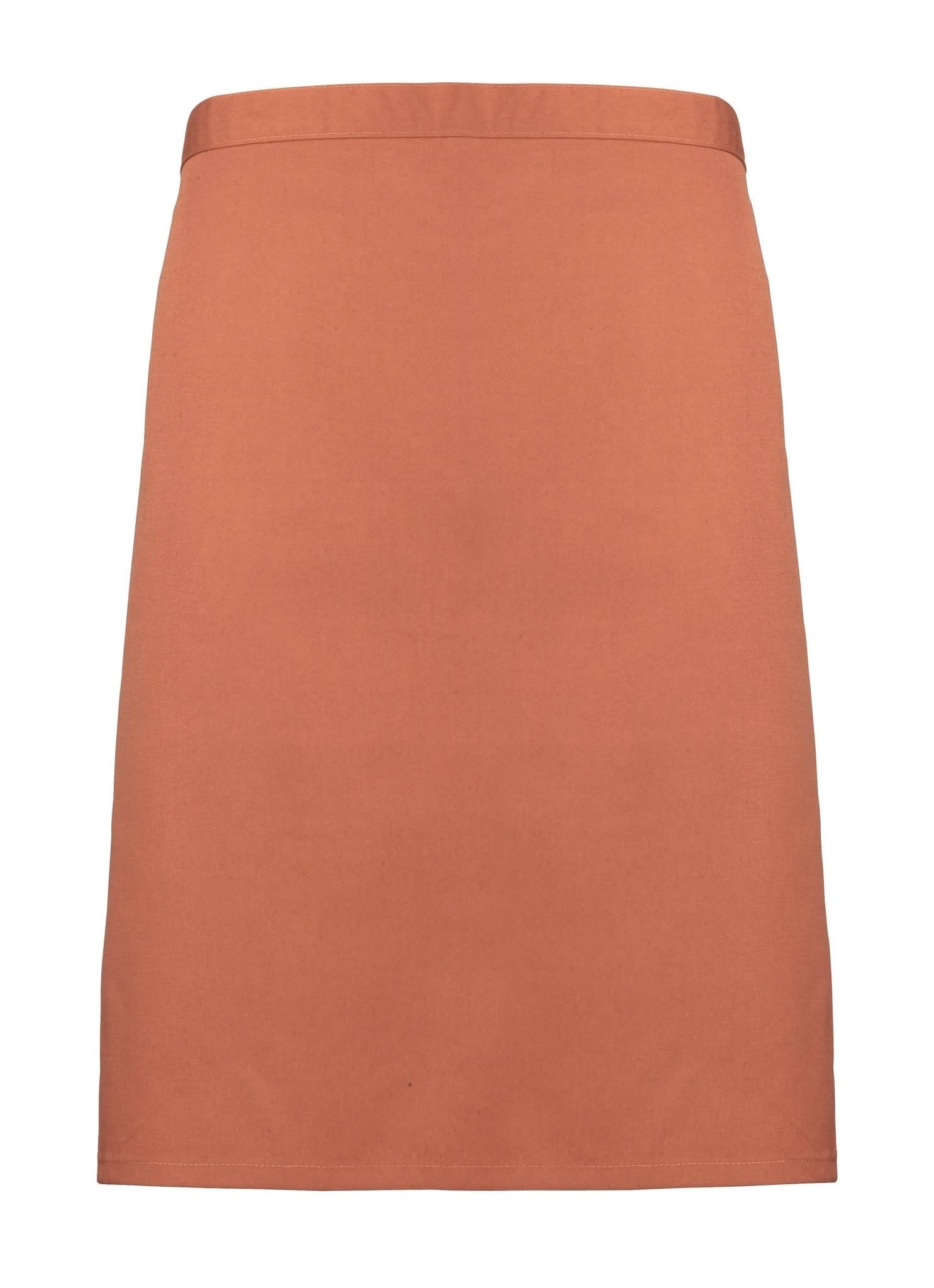 PR151: Colours Mid-Length Apron Aprons Premier Chestnut Regular