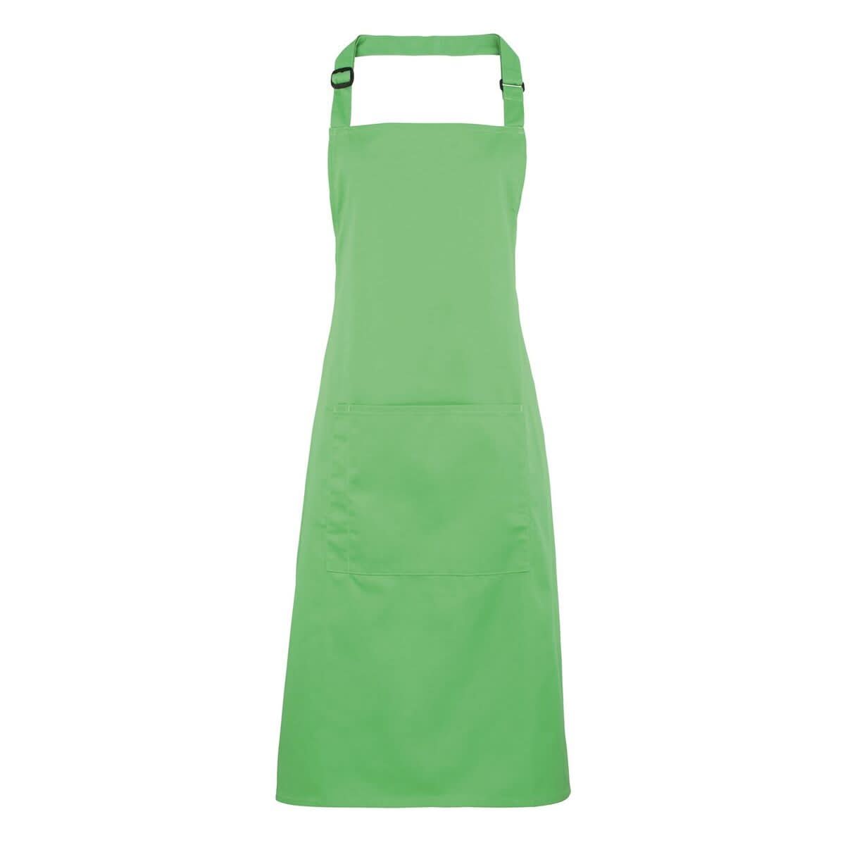 PR154: Colours Pocket Bib Apron Aprons Premier Apple Regular