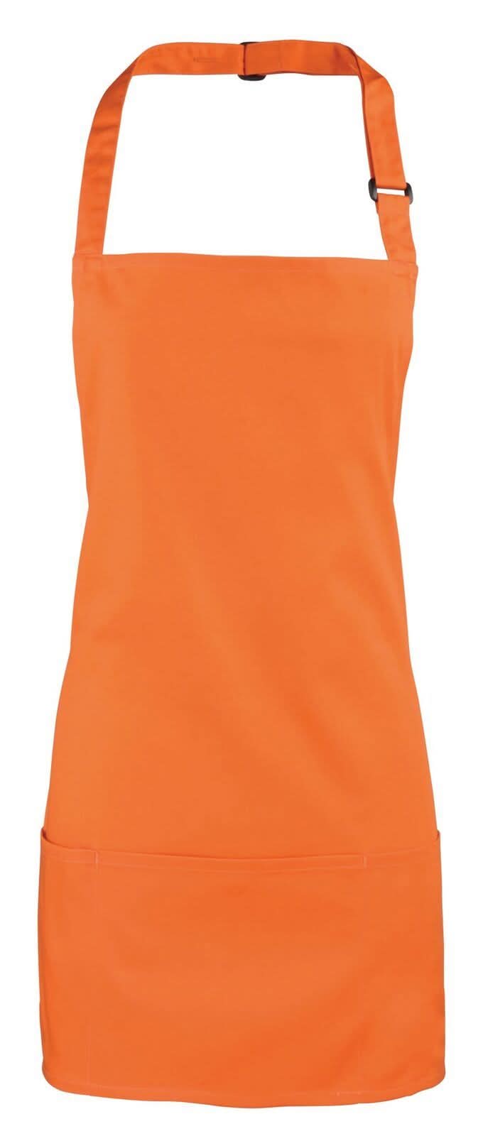 PR159: Colours 2-in-1 Apron Aprons Premier Orange Regular