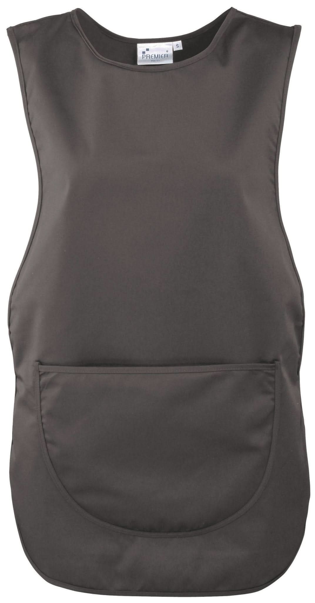 PR171: Ladies Pocket Tabard Tabards Premier Dark Grey S