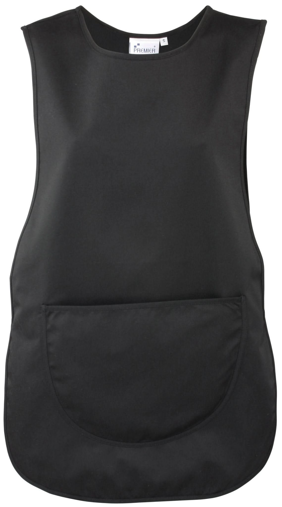 PR171: Ladies Pocket Tabard Tabards Premier Black S