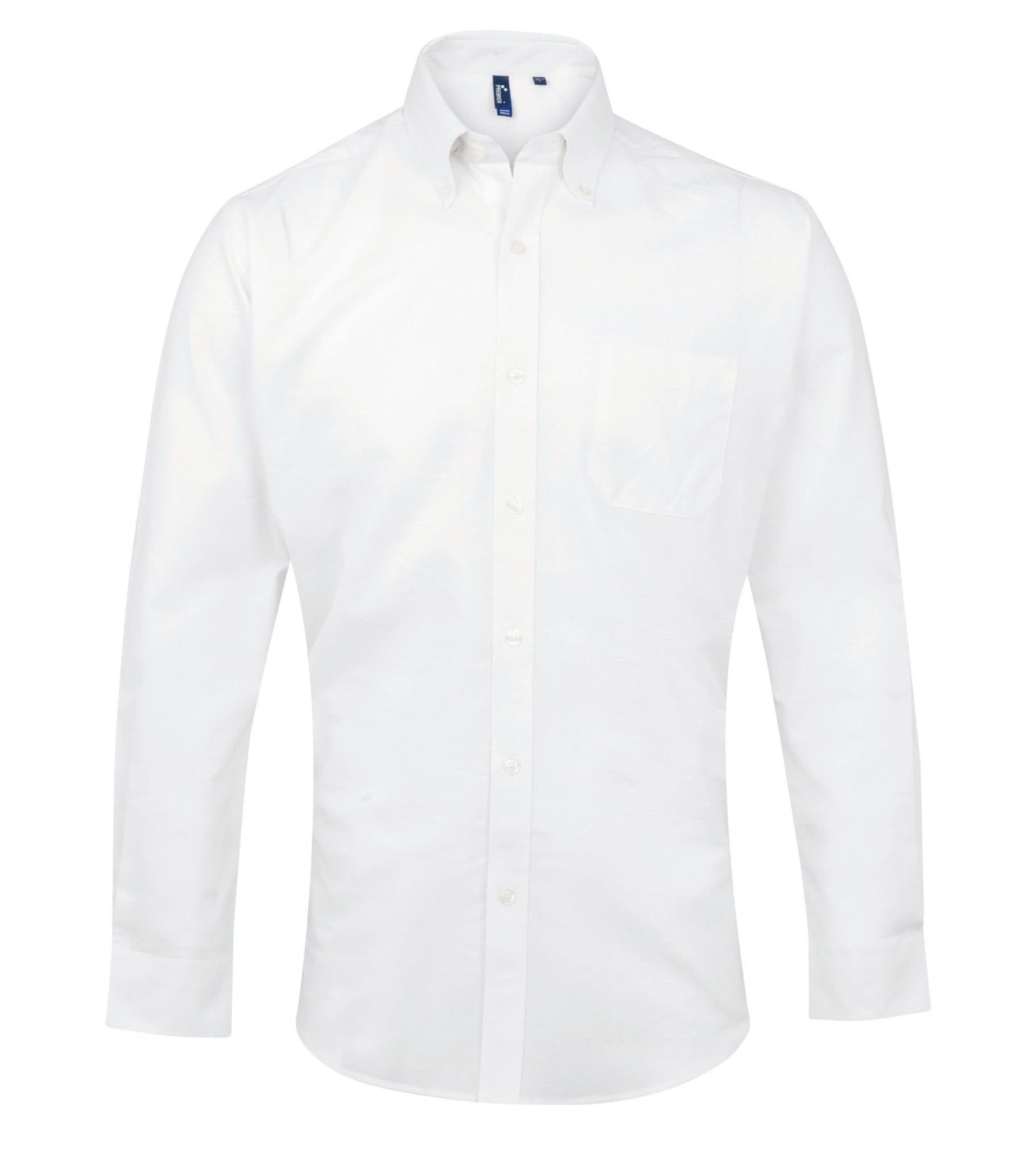 PR234: Mens Long Sleeve Oxford Shirt Mens Long Sleeve Shirts Premier