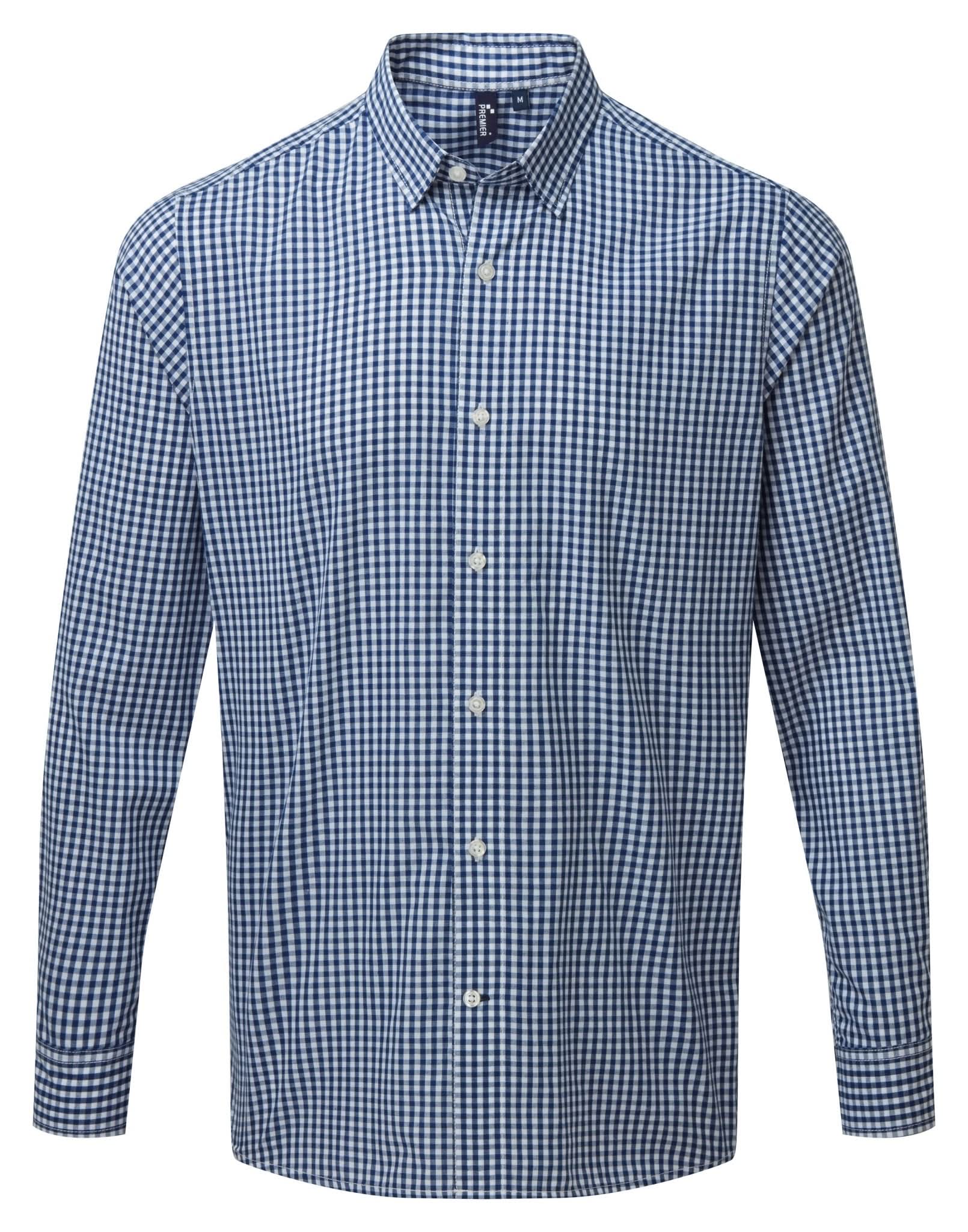 PR252: Mens Maxton Check Shirt Mens Long Sleeve Shirts Premier
