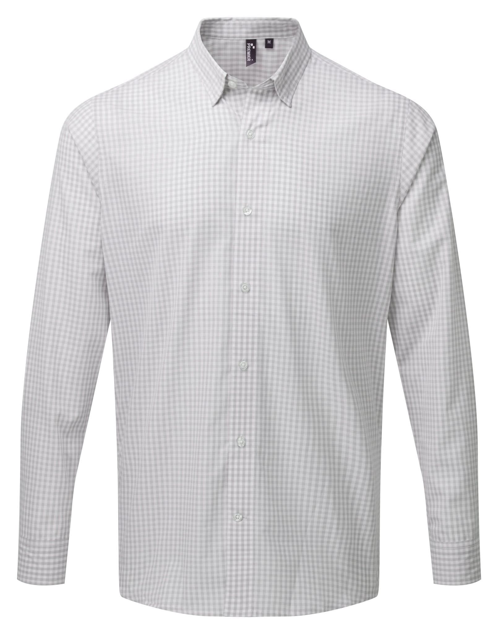 PR252: Mens Maxton Check Shirt Mens Long Sleeve Shirts Premier
