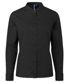 PR358: Ladies Grandad Shirt Womens Long Sleeve Shirts Premier