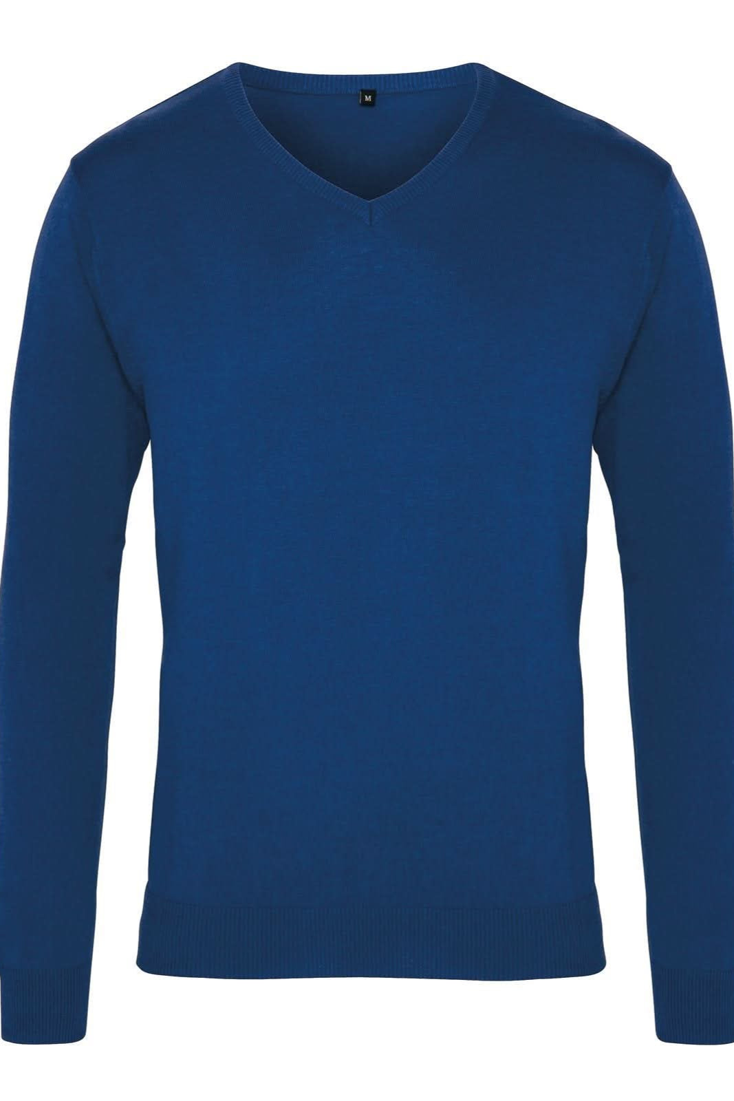 PR694: Mens V-Neck Knitted Sweater Mens Knitwear Premier