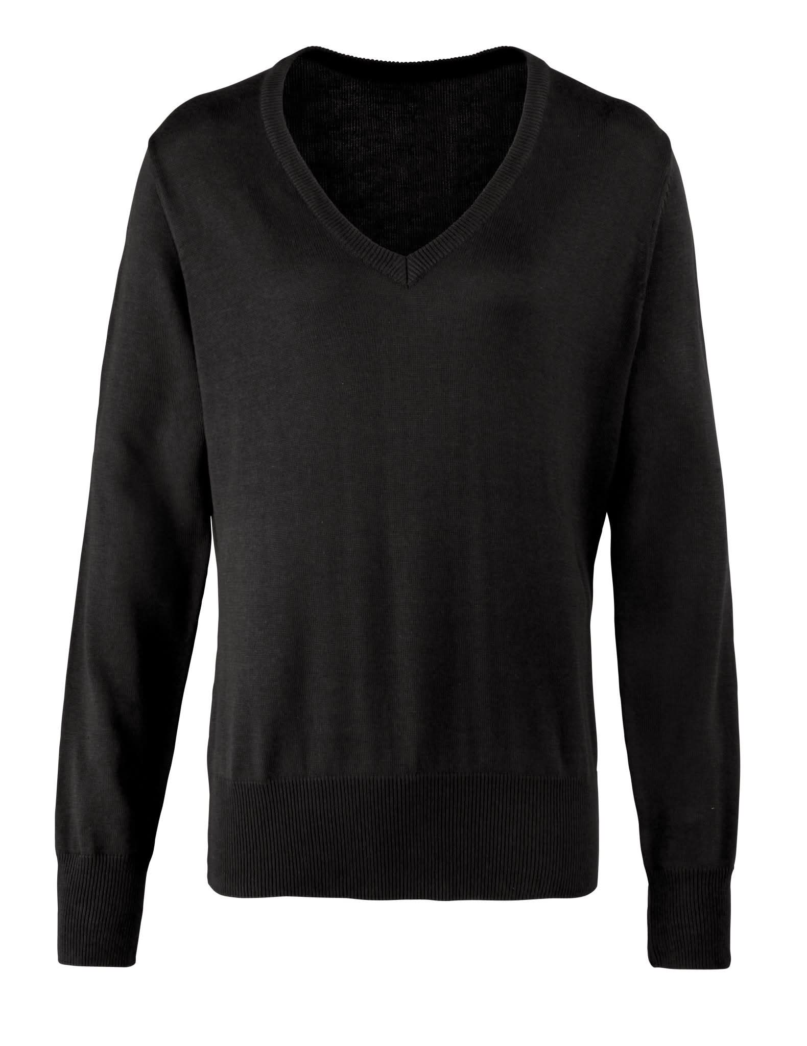 PR696: Ladies V-Neck Knitted Sweater Womens Knitwear Premier
