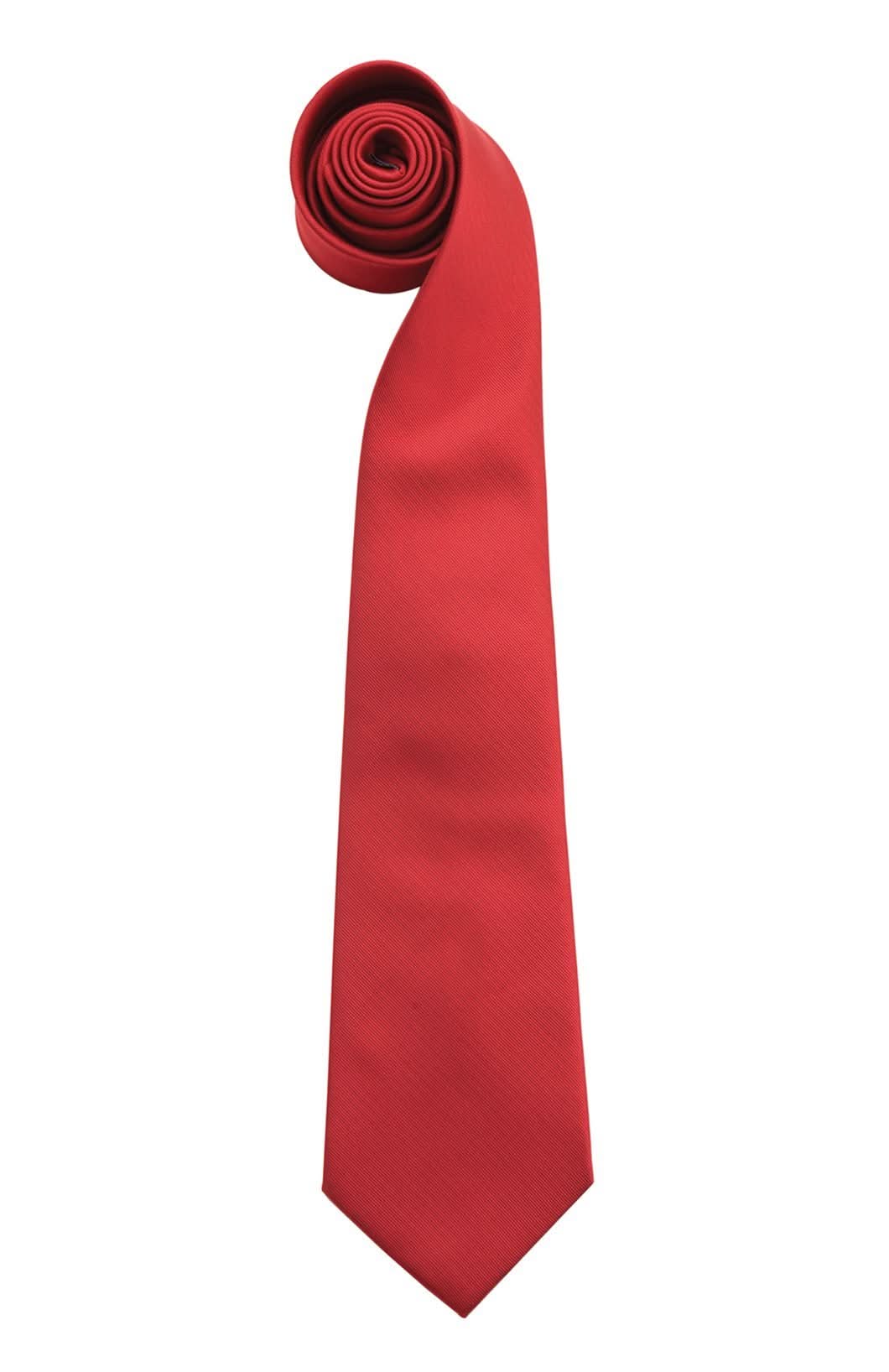 PR765: Colours Fashion Tie Ties Premier Red Regular