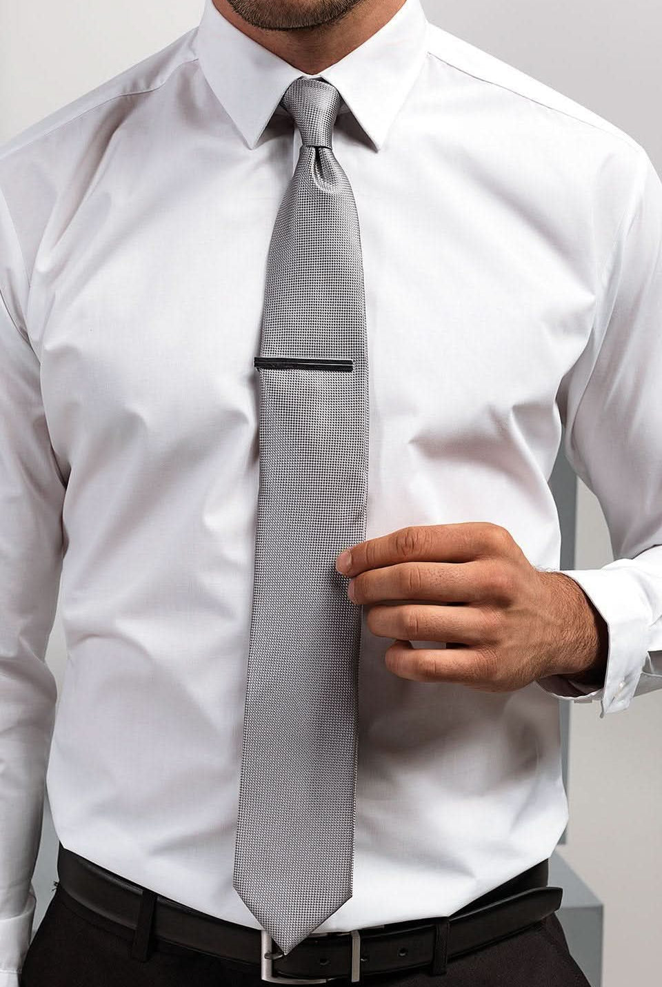 PR780: Micro Waffle Mens Tie Ties Premier