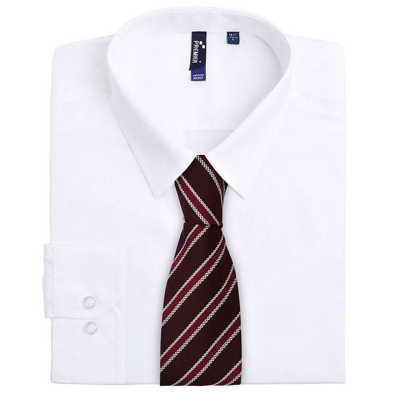PR783: Waffle Stripe Mens Tie Ties Premier