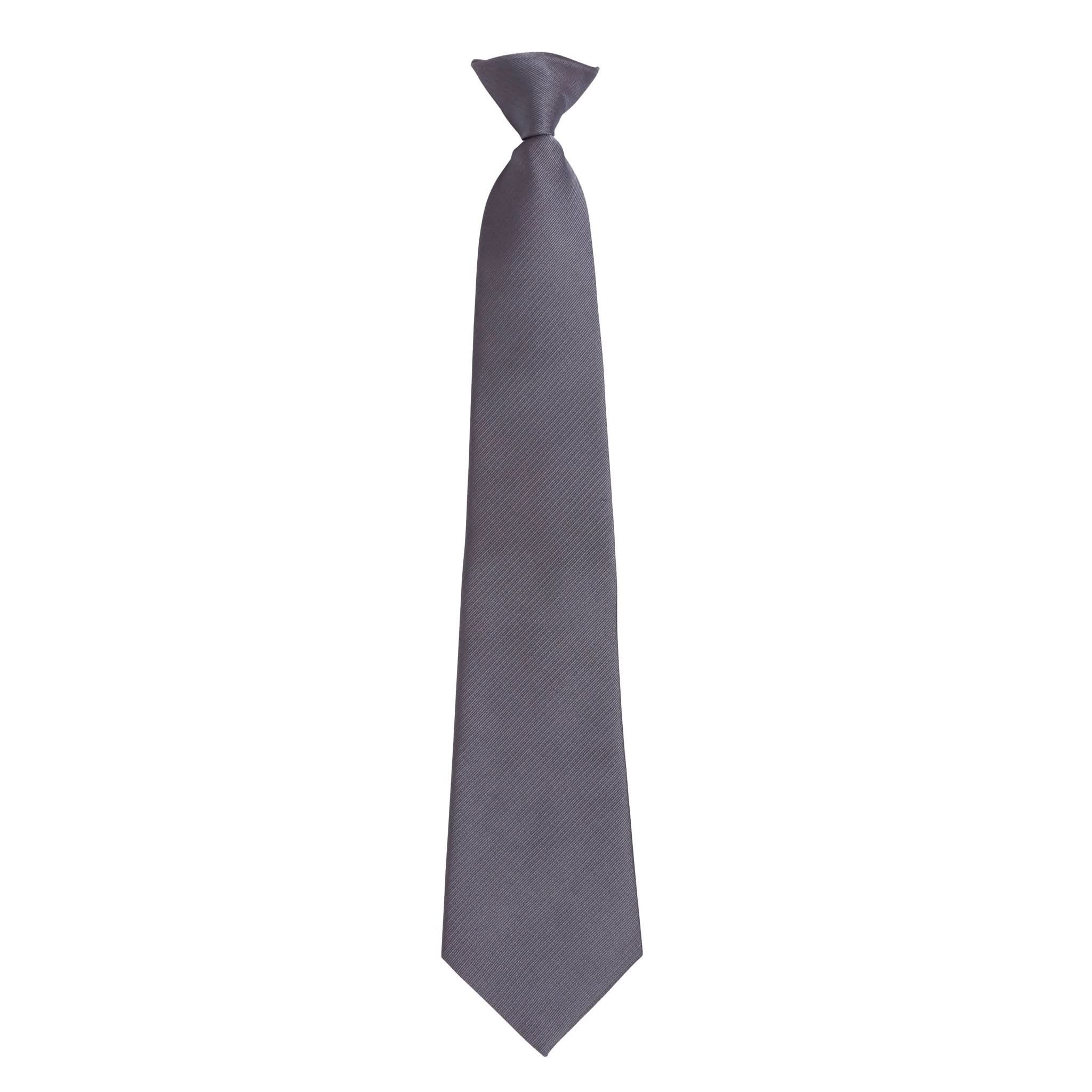 PR785: Clip-on Fashion Tie Ties Premier Black Regular
