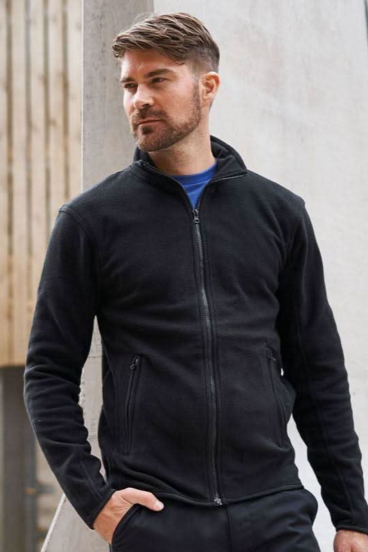 RX401: Pro Mens Microfleece Jacket Workwear ProRTX Black XS