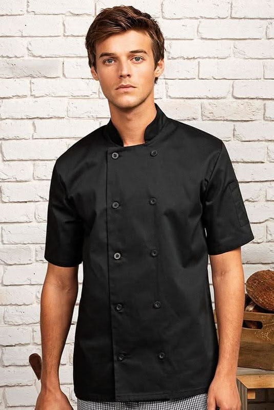 PR656: Short Sleeve Chefs Jacket Chefs Jacket Premier