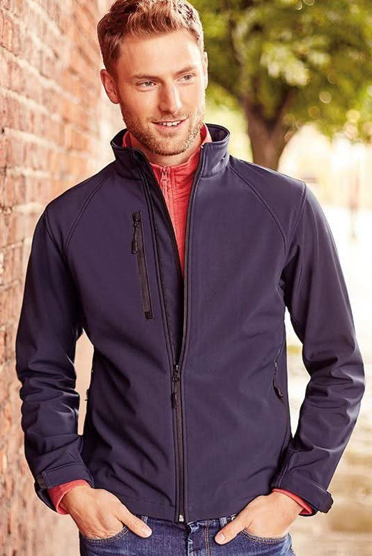 J140M: Mens Premium Softshell Jacket Mens Softshell Jackets Russell