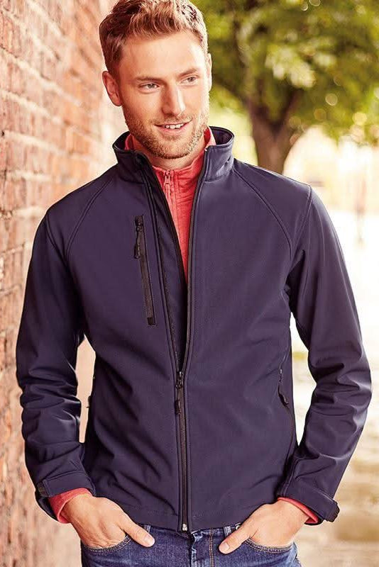 J140M: Mens Premium Softshell Jacket Mens Softshell Jackets Russell