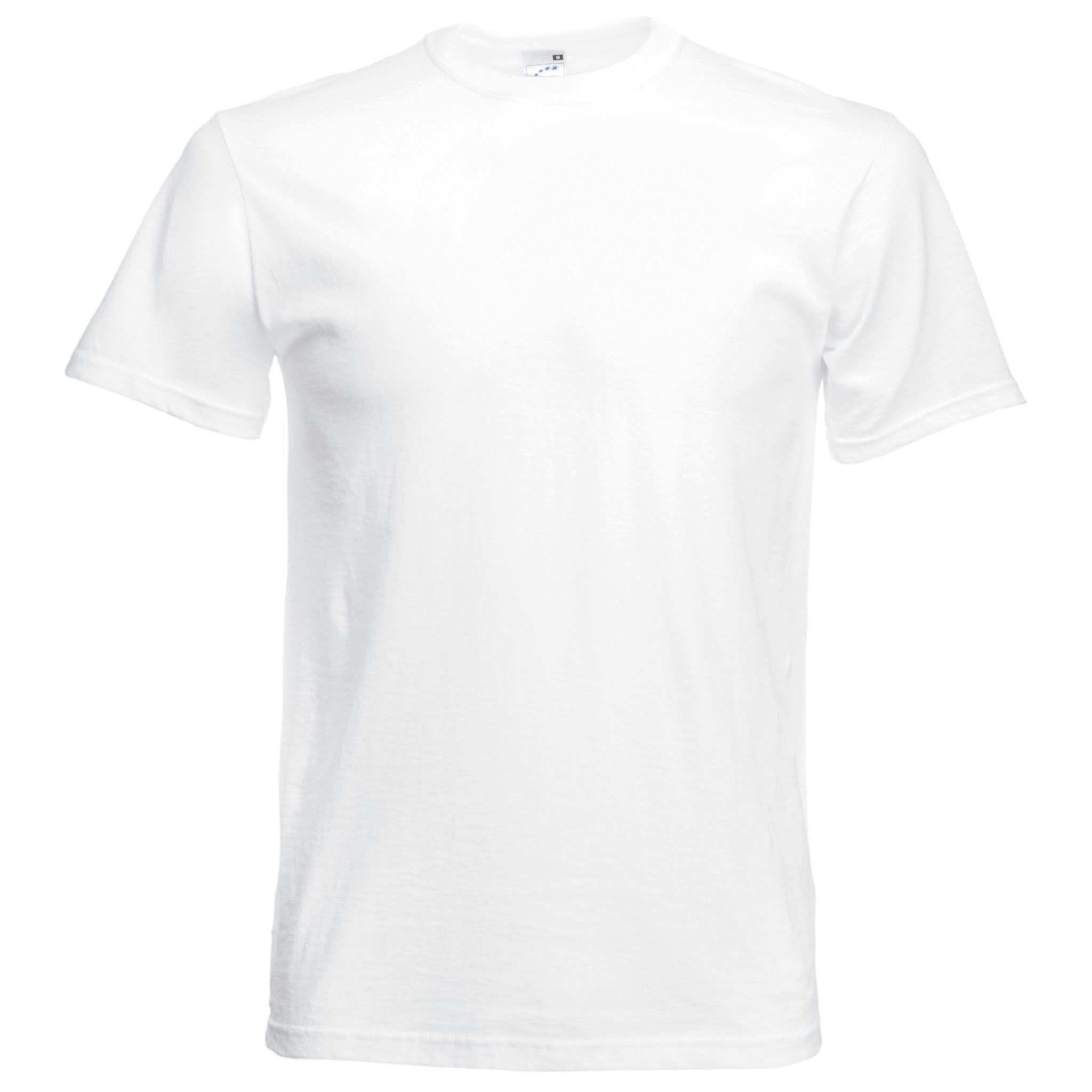SS048: Mens Original Cotton T-Shirt Mens T-Shirts Fruit of the Loom