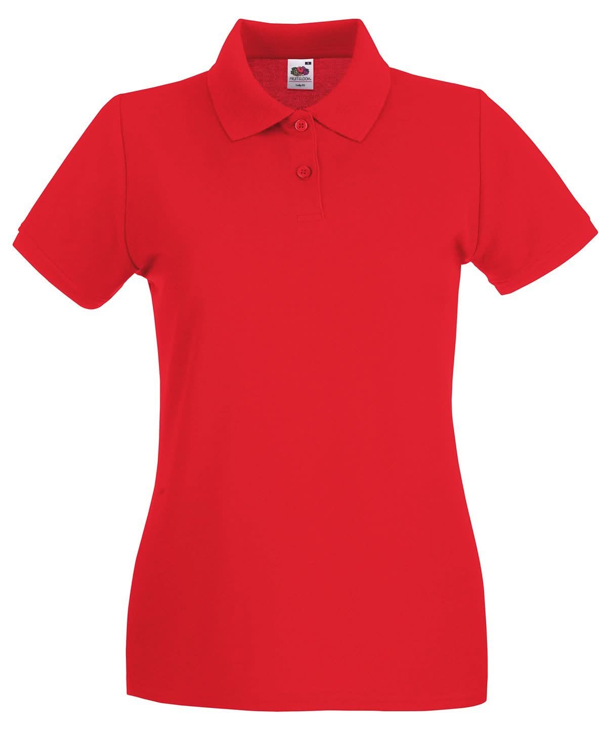 SS505: Ladies Premium Polo Shirt Womens Polos Fruit of the Loom