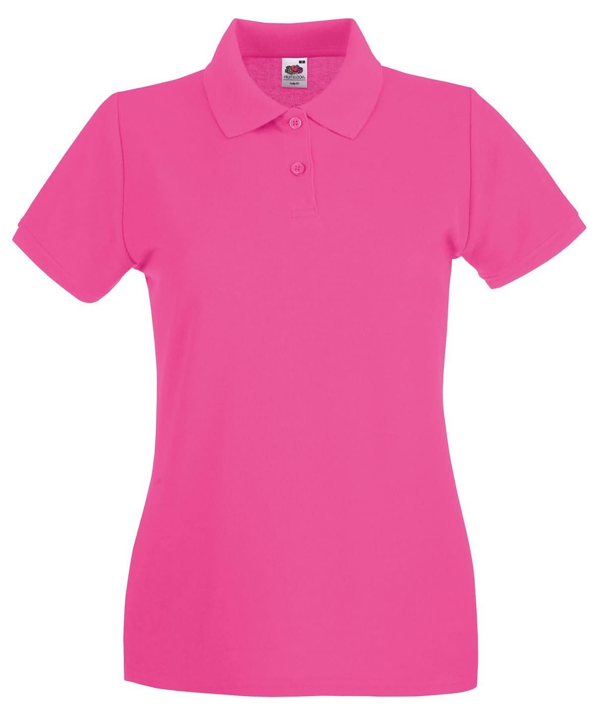 SS505: Ladies Premium Polo Shirt Womens Polos Fruit of the Loom