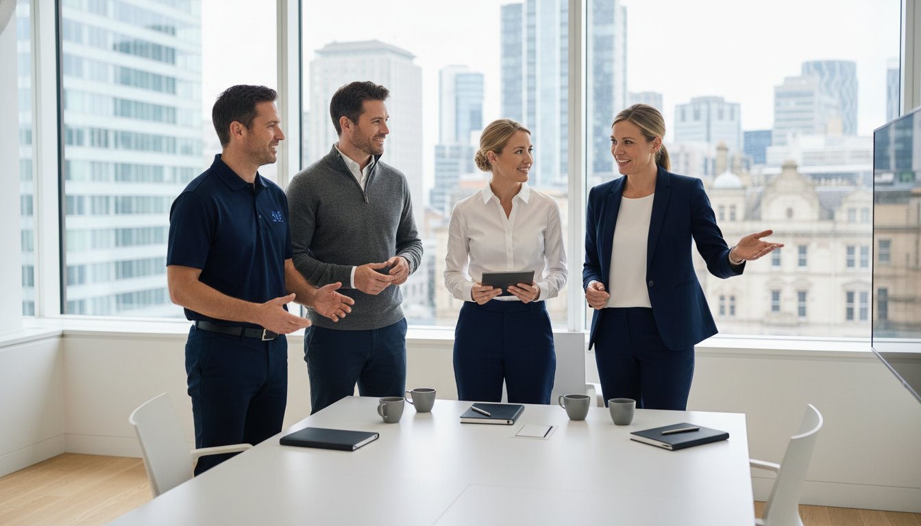 Business Casual Workwear UK: The 2026 Procurement & Buying Guide - The Staff Uniform Company