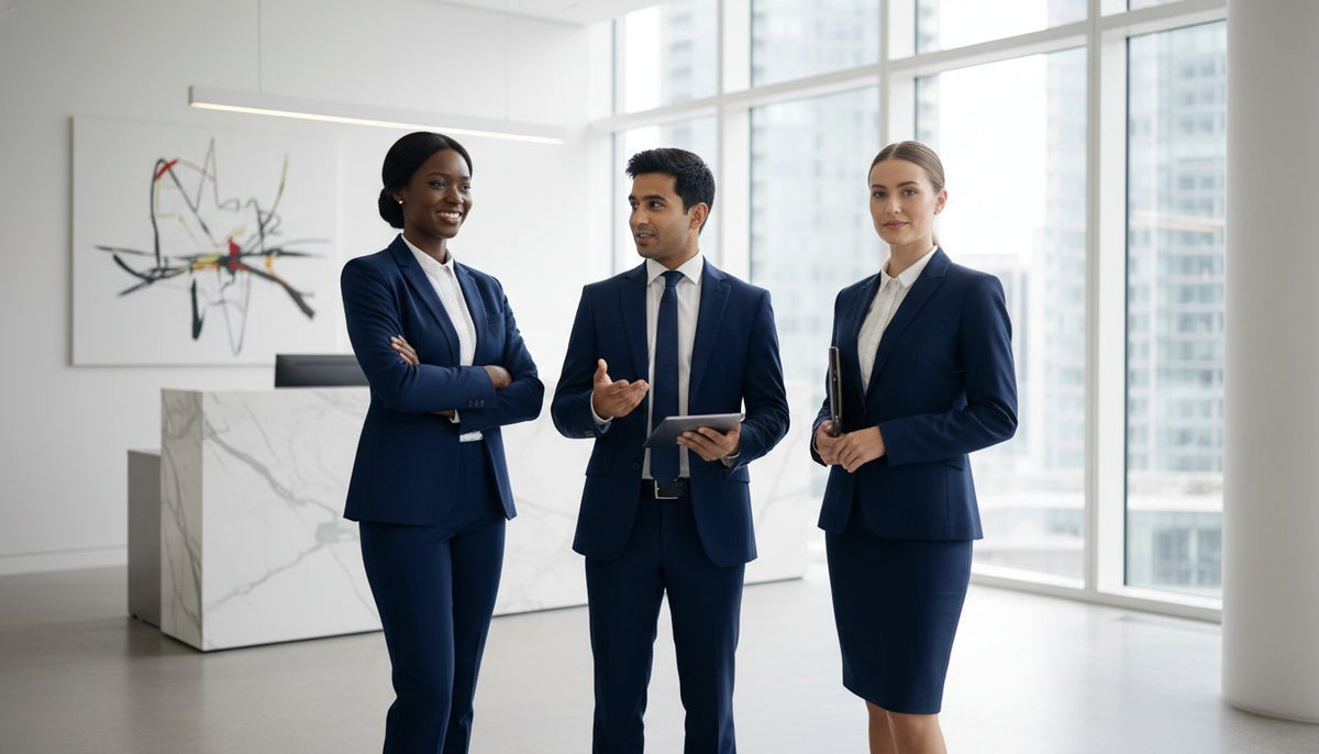 Corporate Clothing for Financial Services: The 2026 Guide to Professional Attire - The Staff Uniform Company