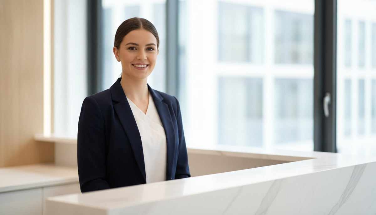 Dental Receptionist Uniforms UK: The 2026 Professional Style Guide - The Staff Uniform Company