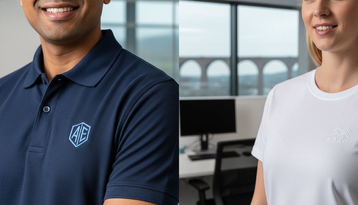 Embroidered vs Printed Workwear Logos: The Ultimate 2026 Durability Guide - The Staff Uniform Company